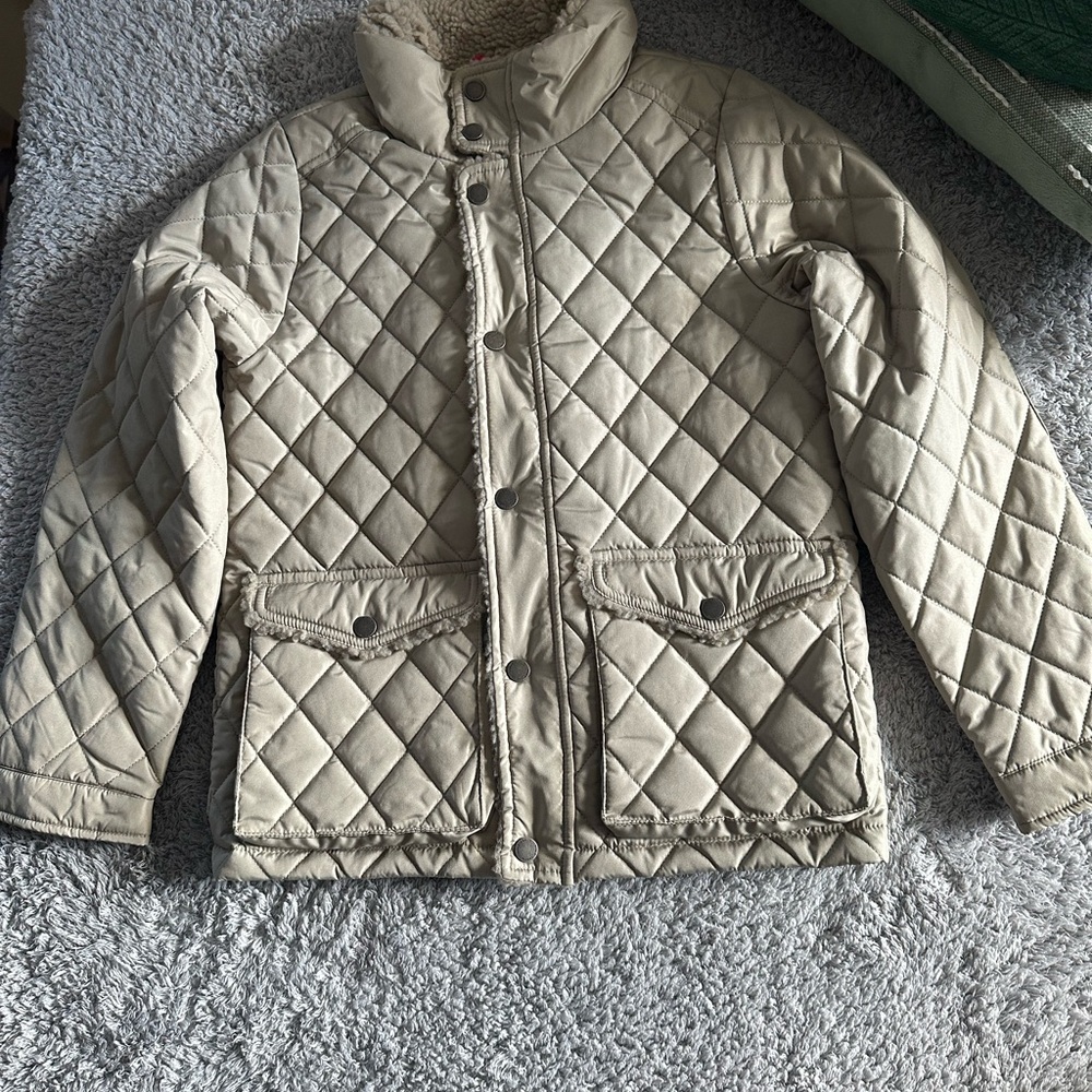 Vince Camuto Kids Quilted Puffer Jacket - Cream